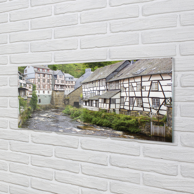 Obraz na akrylátovom skle Germany staré budovy river