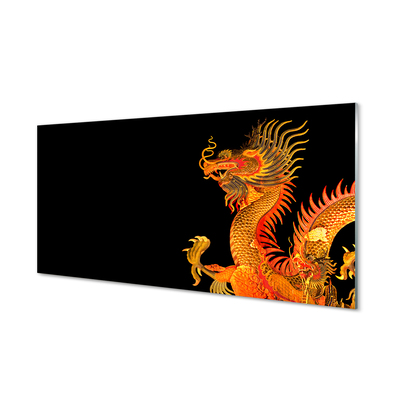 Obraz plexi Japonský zlatý drak