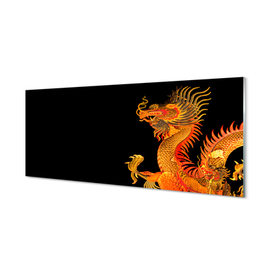 Obraz plexi Japonský zlatý drak