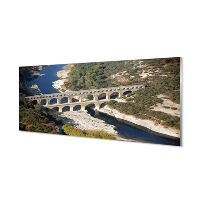 Obraz na akrylátovom skle Rieka rím akvadukty