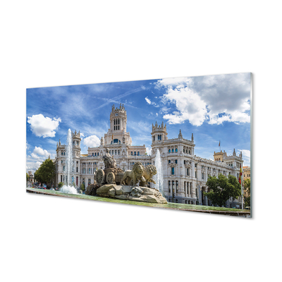 Obraz na akrylátovom skle Spain fountain palace madrid