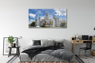 Obraz na akrylátovom skle Spain fountain palace madrid