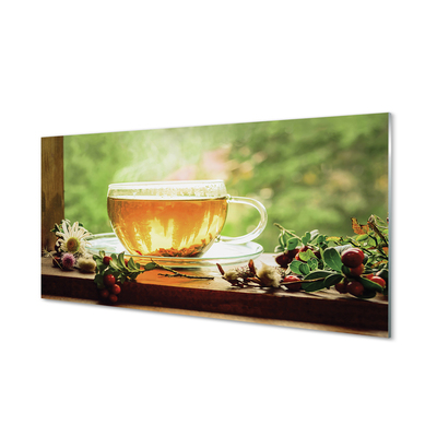 Obraz plexi Čaju byliny horúce