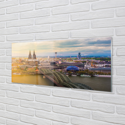 Obraz na akrylátovom skle Nemecko panorama riečny mosty