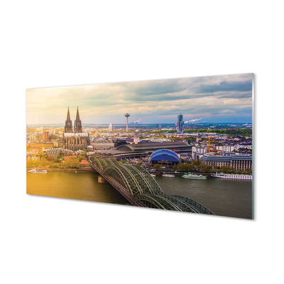 Obraz na akrylátovom skle Nemecko panorama riečny mosty