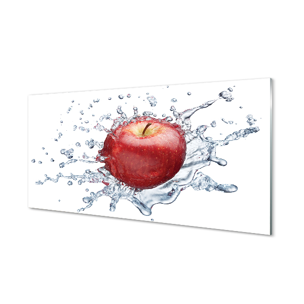 Obraz plexi Červené jablko vo vode