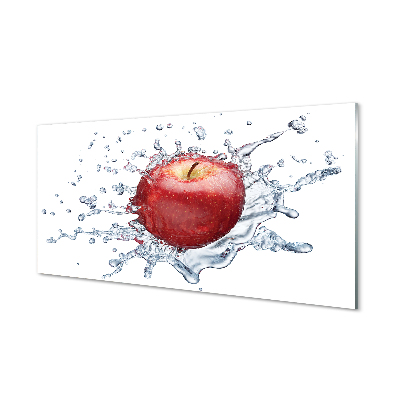 Obraz plexi Červené jablko vo vode