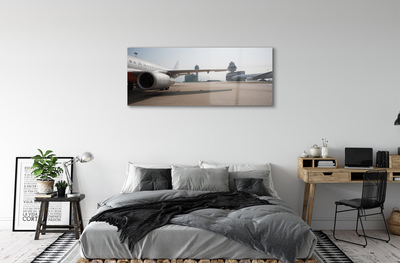Obraz plexi Letiskové lietadla neba budovy