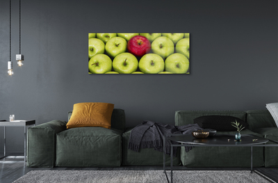 Obraz plexi Zelená a červená jablká
