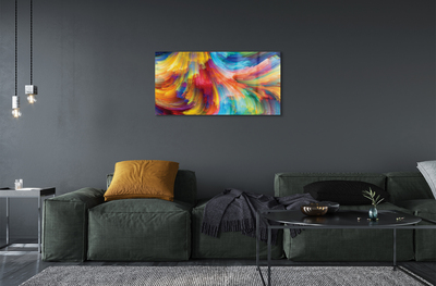 Obraz na akrylátovom skle Nepravidelné farebné prúžky fraktály
