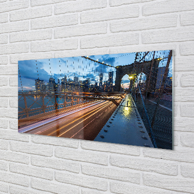 Obraz na akrylátovom skle Mrakodrapy bridge river