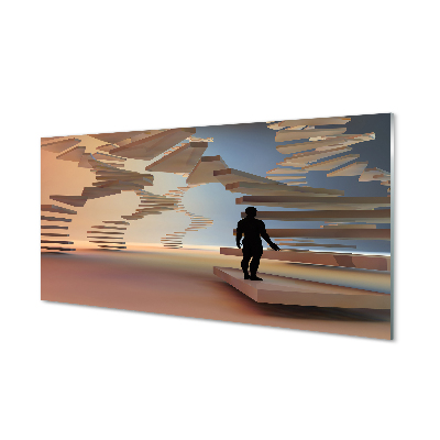 Obraz na akrylátovom skle Schody 3d