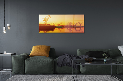 Obraz na akrylátovom skle Gdansku svitania