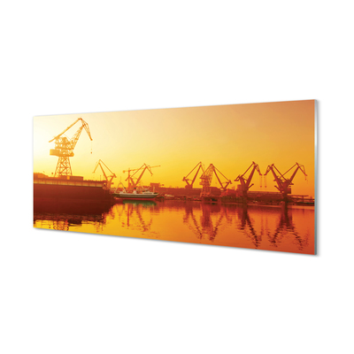 Obraz na akrylátovom skle Gdansku svitania
