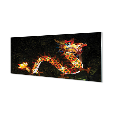 Obraz plexi Japonský drak osvetlené