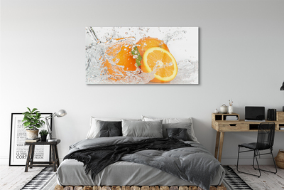 Obraz plexi Pomaranče vo vode
