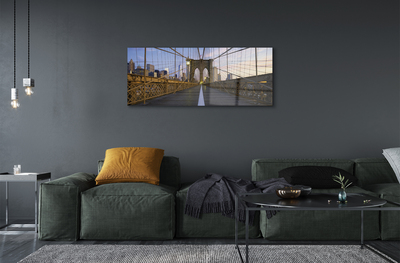Obraz na akrylátovom skle Stĺpec most slnko