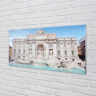 Obraz na akrylátovom skle Katedrála rome fountain