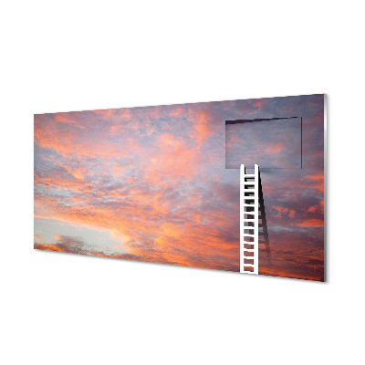 Obraz na akrylátovom skle Rebrík slnko oblohu