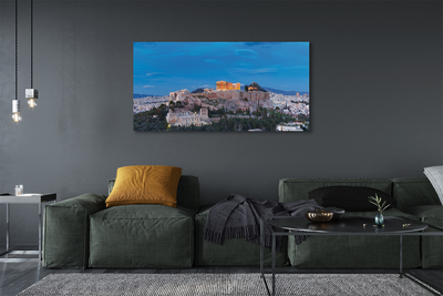 Obraz na plátne Grécko Panorama v Aténach