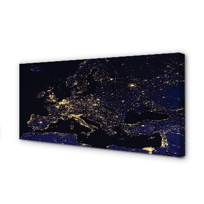 Obraz canvas sky mapa svetle