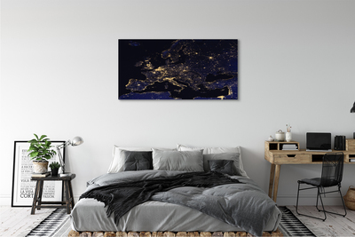 Obraz canvas sky mapa svetle