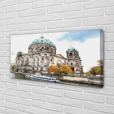 Obraz na plátne Nemecko Berlin Cathedral River