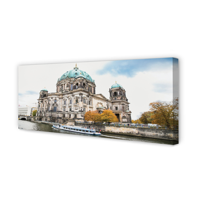 Obraz na plátne Nemecko Berlin Cathedral River