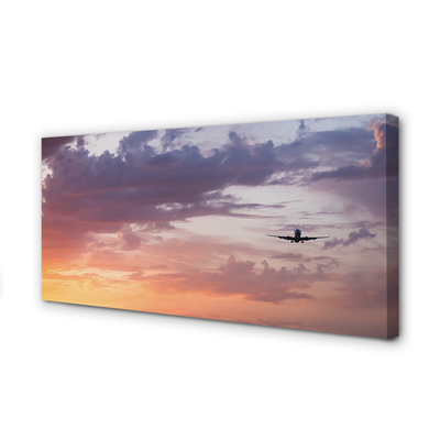 Obraz canvas Zamračené oblohy ľahké lietadlá