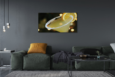 Obraz canvas koktail citrón