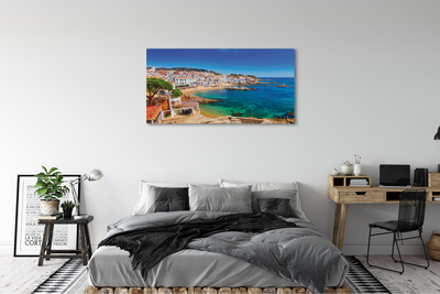 Obraz na plátne Španielsko coast beach city
