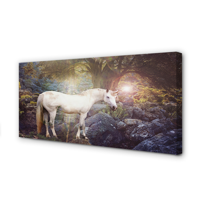 Obraz na plátne Unicorn v lese