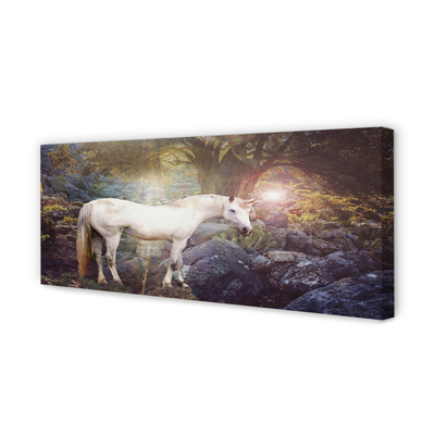 Obraz na plátne Unicorn v lese