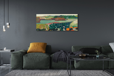 Obraz canvas Kopy sena v Bretónsku - Paul Gauguin