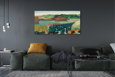 Obraz canvas Kopy sena v Bretónsku - Paul Gauguin