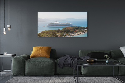 Obraz canvas Island loď salašnícky morská