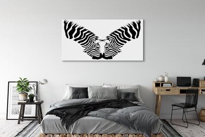 Obraz na plátne zrkadlo zebra