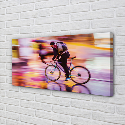 Obraz canvas Bike svetla muža