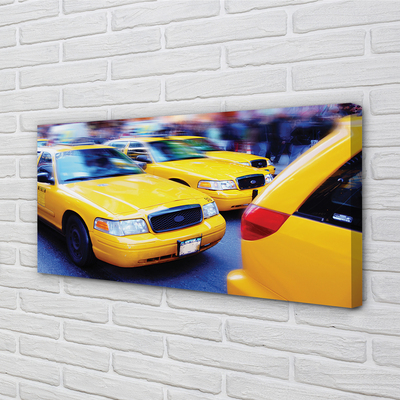 Obraz canvas Žltá taxi City
