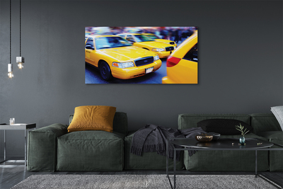 Obraz canvas Žltá taxi City