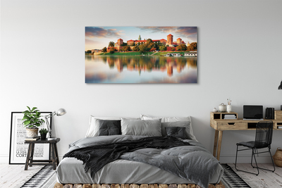 Obraz na plátne Krakow hrad rieka