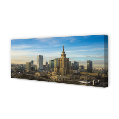 Obraz na plátne Panorama Varšava mrakodrapov