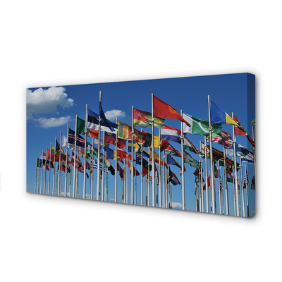Obraz canvas rôzne vlajky