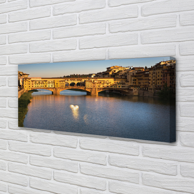 Obraz na plátne Taliansko Sunrise mosty