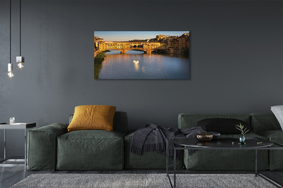 Obraz na plátne Taliansko Sunrise mosty