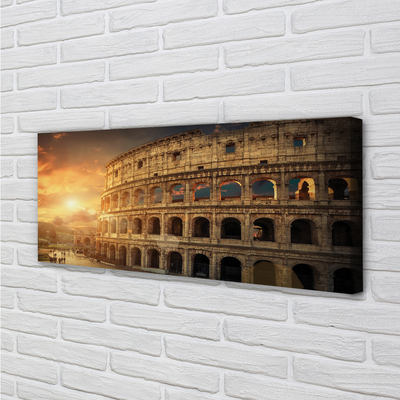 Obraz na plátne Rome Colosseum pri západe slnka