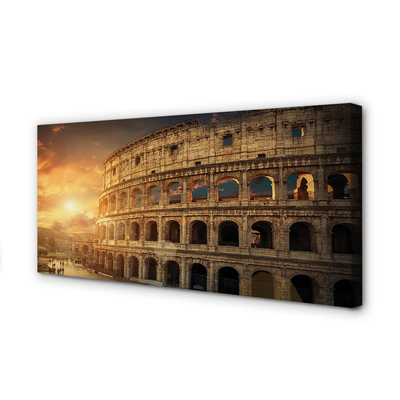 Obraz na plátne Rome Colosseum pri západe slnka