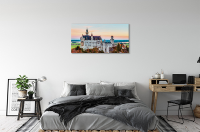 Obraz na plátne Nemecko Castle jeseň Munich