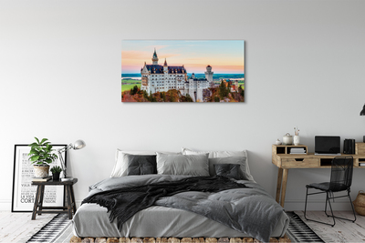 Obraz na plátne Nemecko Castle jeseň Munich