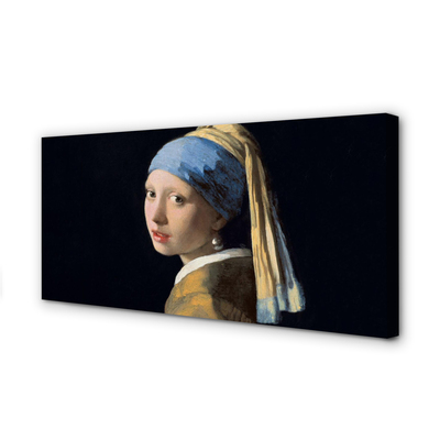 Obraz canvas Dievča s perlovou náušnicou - Johannes Vermeer
